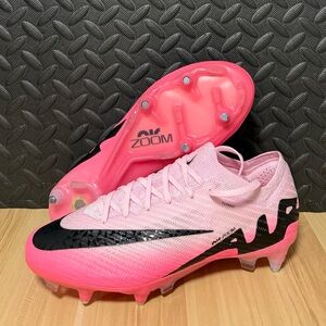 Nike Zoom Mercurial Vapor 15 Elite SG Pro AC Pink Foam Soccer Cleats‎ Mens Sizes